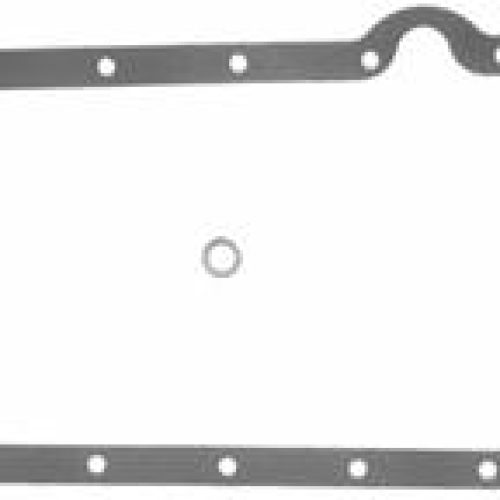 SBC OIL PAN GASKET SET        LEFT D/STICK/THICK SEAL*NOTES*