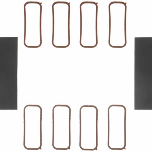 INTAKE GASKET SET LS1 LS2 LS6 L98 O-RING TYPE, BLUE RUBBER