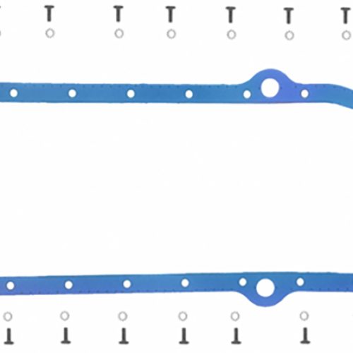 SBC 1 PIECE OIL PAN GASKET LH/RH DIPSTICK 1980-86 DART