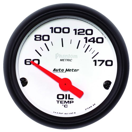 PHANTOM 2-1/16″ OIL TEMP      60-150Â°C, SHORT SWEEP ELECT.