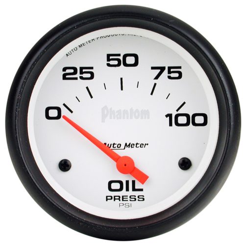 PHANTOM 2-5/8″ OIL PRESSURE   0-100PSI, SHORT SWEEP ELECTRIC