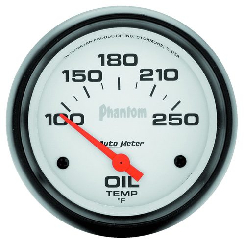 PHANTOM 2-5/8″ OIL TEMP       100-250Â°F, SHORT SWEEP ELECT.