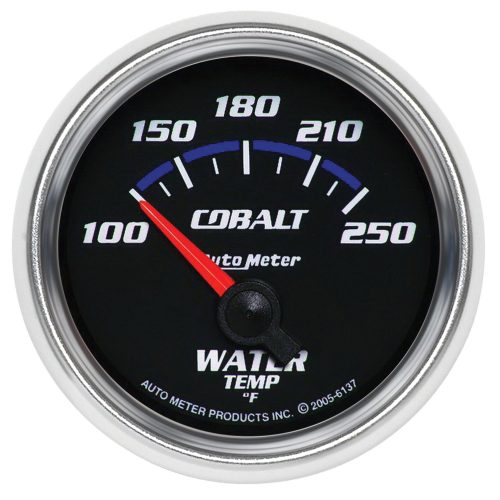 COBALT 2-1/16″ WATER TEMP     100-250Â°F, SHORT SWEEP ELECT