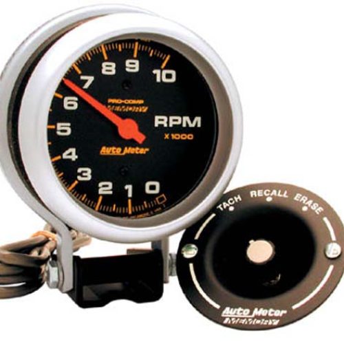PRO COMP 3-3/4 TACH 10,000 RPMW/MEMORY 10,000RPM, STD.IGN.