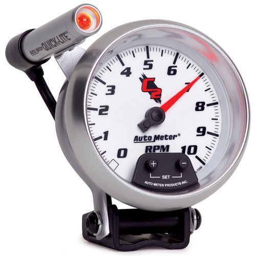 C2 SERIES 3-3/4″ MONSTER TACH 10,000RPM, SHIFT LIGHT