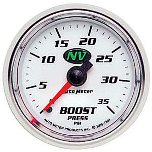 NV SERIES 2-1/16″ BOOST GAUGE 0-35PSI, MECHANICAL, 10FT