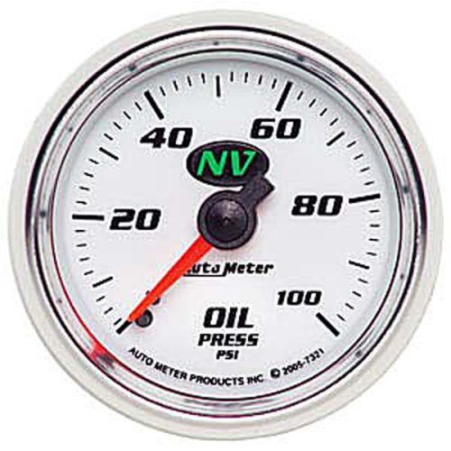 NV SERIES 2-1/16″ OIL PRESSURE0-100PSI, MECHANICAL, 10FT