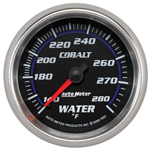 COBALT 2-5/8″ WATER TEMP GAUGE140-280Â°F, MECHANICAL, 6FT