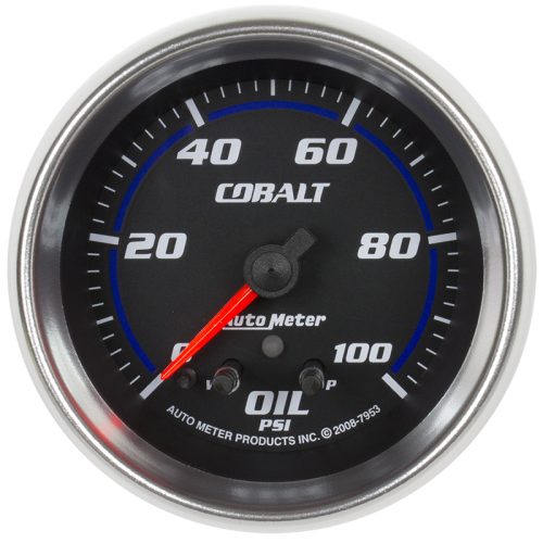 COBALT 2-5/8″ OIL PRESSURE    0-100PSI, FULL SWEEP ELECTRIC