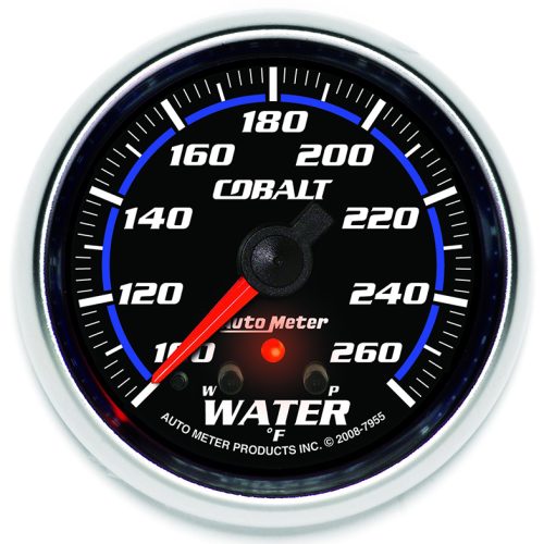 COBALT 2-5/8″ WATER TEMP GAUGE100-260Â°F, FULL SWEEP ELECT.