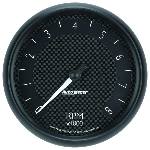 GT SERIES 5″ TACHOMETER       8,000RPM, IN DASH, ELECTRIC