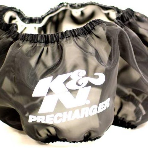 K&N PRECHARGER, ROUND. 9 X 3   BLACK