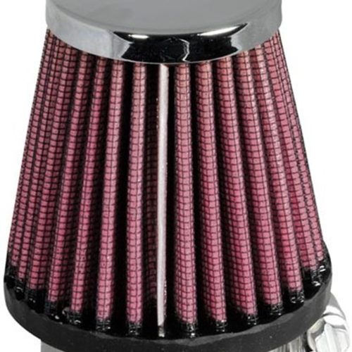 1-15/16 CLAMP-ON TAPER FILTER  2/3 O.D,3 HIGH, CHROME TOP