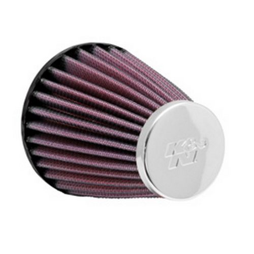 2-1/16 CLAMP-ON TAPER FILTER  2/3.5 O.D,4 HIGH,CHROME TOP