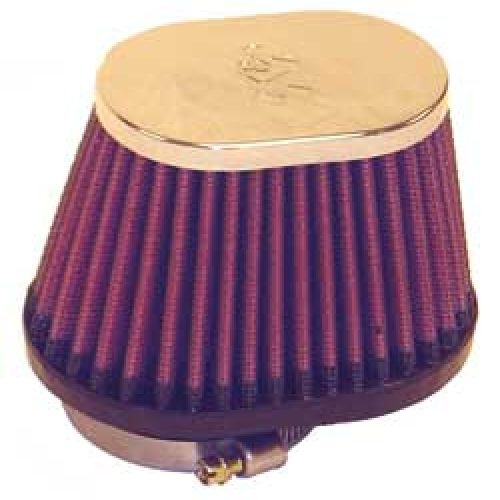 1-3/4 CLAMP-ON OVAL FILTER 3/4 O.D, 2.75 H, CHROME TOP