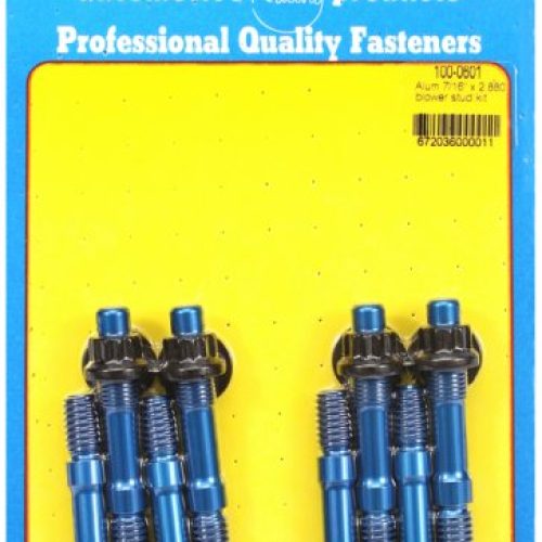 BLOWER STUD KIT ALUMINIUM     W/12PT NUTS OAL 2.880 – BLUE