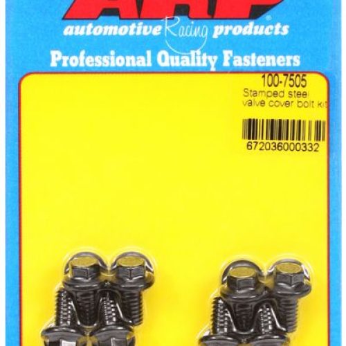 VALVE COVER BOLT KIT 1/4-20   BLK HEX 8 PCS STEEL COVERS