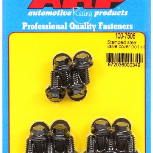 VALVE COVER BOLT KIT 1/4-20   BLK HEX 14 PCS STEEL COVERS