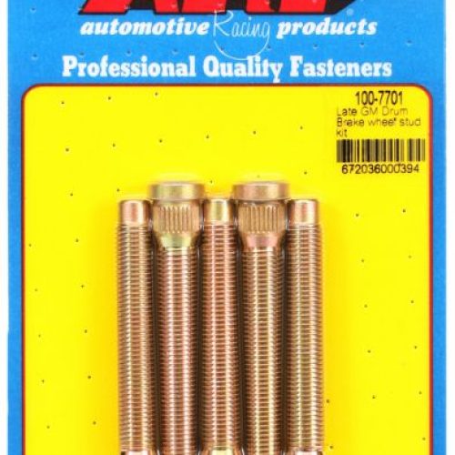 GM HOLDEN 7/16-20 WHEEL STUDS .486 KNURL 3.165 UHL 5 PACK