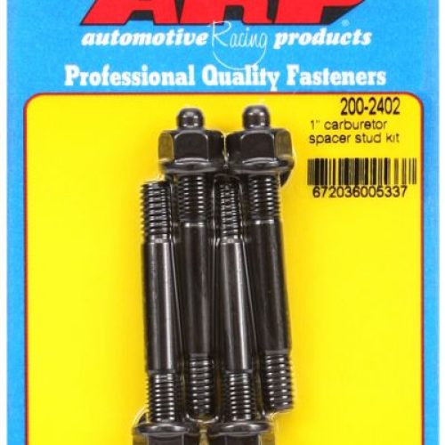 CARBY STUDS (4PCS) 1″ SPACER BLK HEX 5/16 X 2.700 OAL