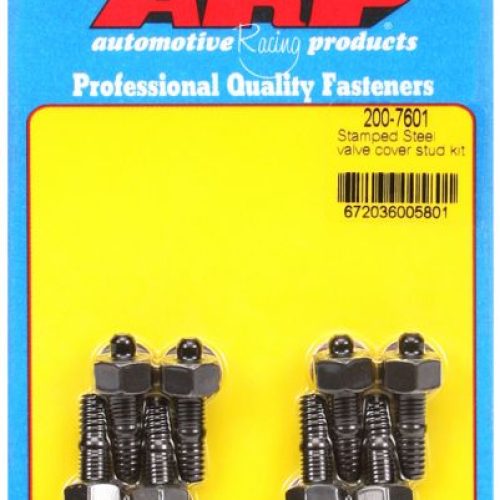 1/4-20 X 1.170 OAL VALVE COVERSTUDS BLK HEX 8PCS STEEL COV.