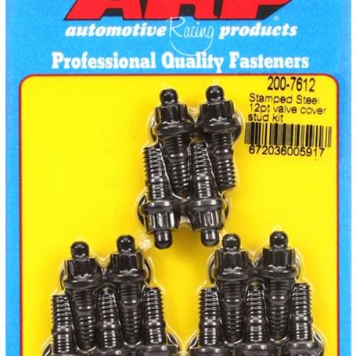 1/4-20 X 1.170 OAL VALVE COVERSTUDS BLK 12PT 14PCS STEEL COV