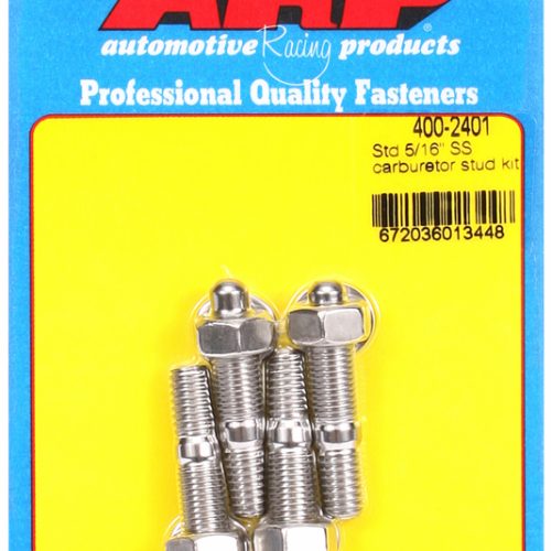 ARP CARBY STUD KIT (4PCS) STD 5/16 X 1.7OAL. STAINLESS
