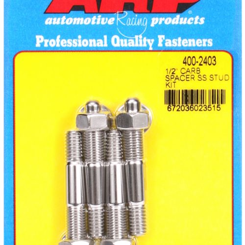 CARBY STUDS (4PCS) 1/2″ SPACER5/16 X 2.225 OAL. STAINLESS