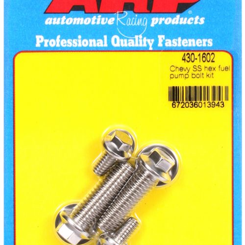 ARP HEX FUEL PUMP BOLT KIT    SB CHEV  STAINLESS
