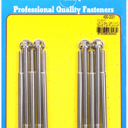INTAKE MANIFOLD BOLTS, GM LS SS HEX, M6x1.0 x 114mm UHL