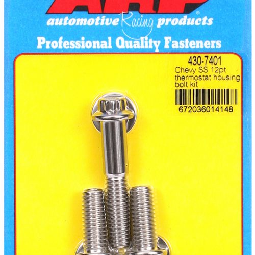 ARP 12PT THERMOSTAT BOLT KIT CHEV STAINLESS