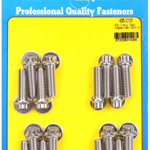 ARP 12PT INTAKE BOLT KIT, BBC BB CHEV STAINLESS