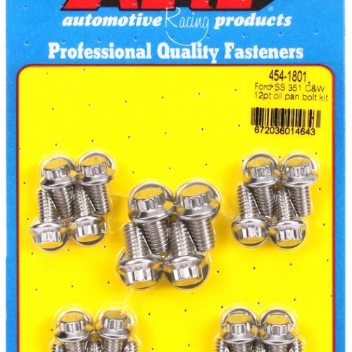 FORD 289 351W 351C HOLDEN 253 308 OIL PAN BOLT KIT 12pS/LESS