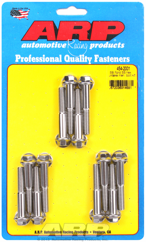 ARP HEX INTAKE BOLT KIT,FORD 289-351W STAINLESS