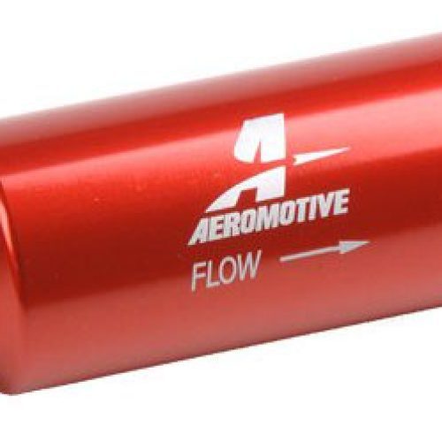 SS SERIES INLINE FUEL FILTER  3/8″ NPT 40 MIC. 3.5″ x 1.25″