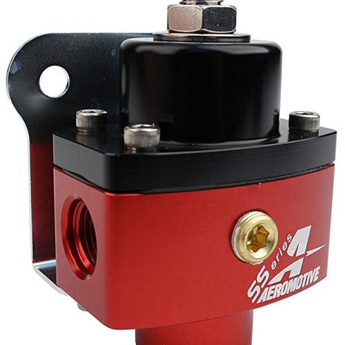 2 PORT FUEL PRESSURE REGULATOR-6 ORB, 5-12PSI, DEADHEAD,