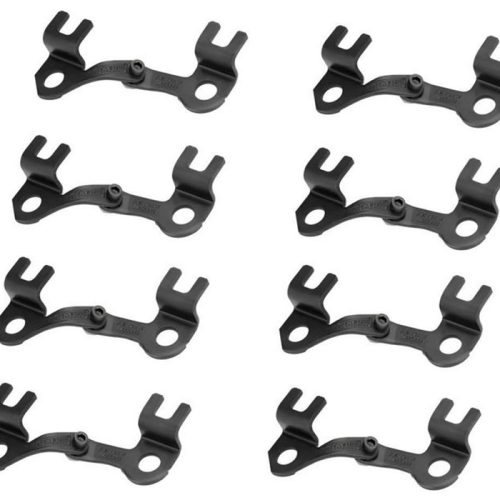 GUIDE PLATES, BBC, ADJUSTABLE RAISED, 3/8″ P/ROD, 7/16″ STUD