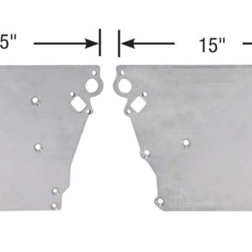 ALLOY FRONT ENGINE PLATE 2PCE CHEV LS1 ALL LS SERIES