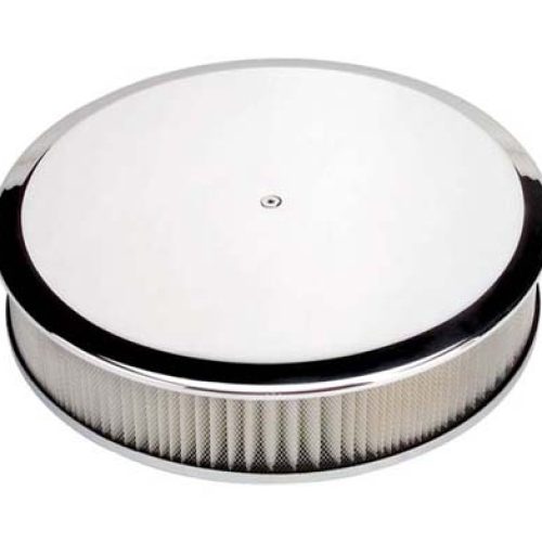PLAIN AIR CLEANER ROUND 14X3 POLISHED RECESSED