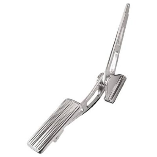 BILLET GAS PEDAL RECTANGLE    *POLISHED*  UNIVERSAL MOUNT