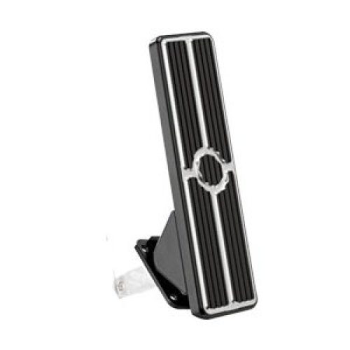 BILLET UNIV FLOOR MOUNT PEDAL BLACK