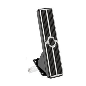 BILLET UNIV FLOOR MOUNT PEDAL BLACK