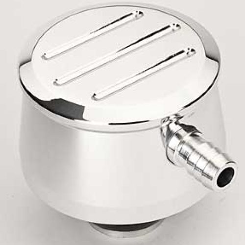 BILLET BREATHER MILLED PCV TUB1-1/4 HOLE