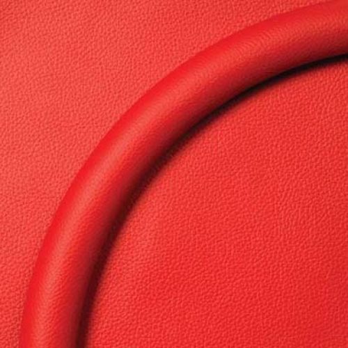 STEERING WHEEL 14 WRAPS RED RED LEATHER