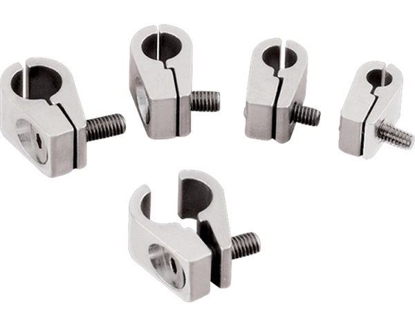 BILLET LINE CLAMPS 3/8 4PACK