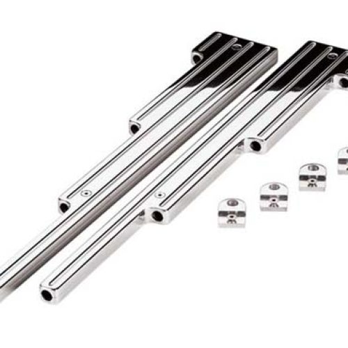 BILLET LEADS LOOM BALL MILLED SUIT 8MM LEADS WITH HARDWARE