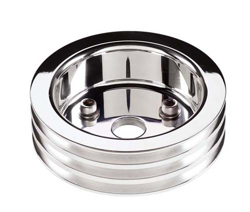 SB CHEV CRANK TRIPLE PULLEY BILLET SHORT PUMP
