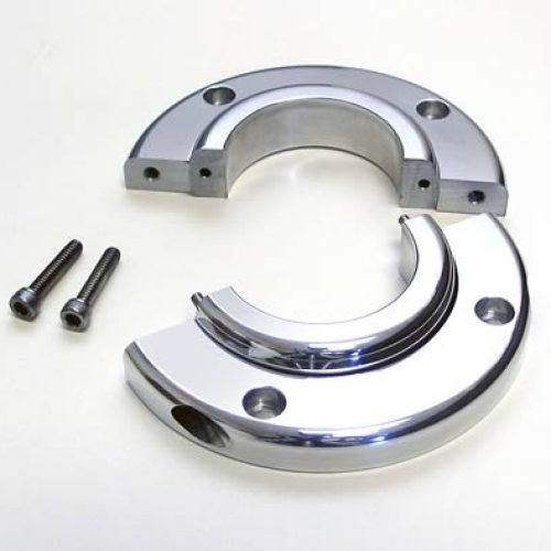 BORG SPLIT/SWIVEL FLOOR MOUNT 2-1/4 DIA COLUMN POLISHED ALU