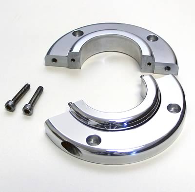 BORG SPLIT/SWIVEL FLOOR MOUNT 2-1/4 DIA COLUMN POLISHED ALU