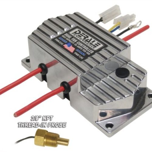 ADJUSTABLE FAN CONTROLLER DUAL FAN, 3/8″ NPT PROBE